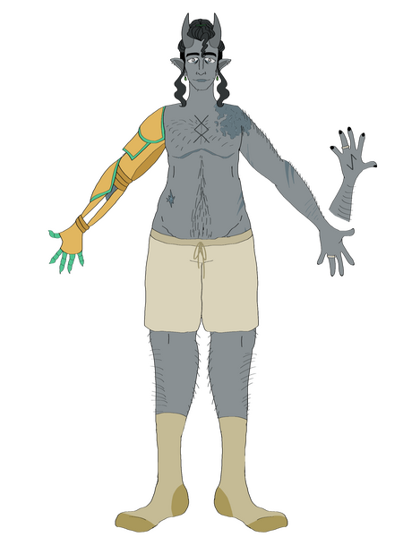 Naoise (nude, arm refs)